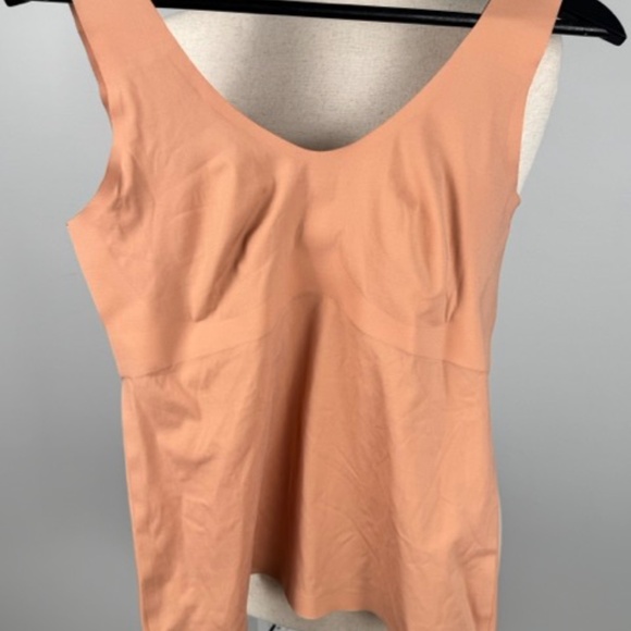 Knix by Knixwear Luxelift Seamless Tank Top Womens Shapewear Beige Tan - Picture 2 of 5